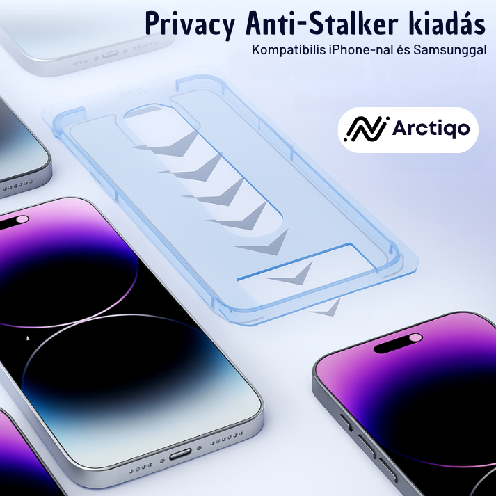 Arctiqo™ 3 az 1-ben kijelzővédő üveg